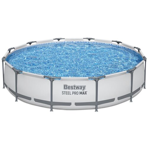 Bestway bazen sa čeličnim ramom i pumpom Max Pool 366x76cm 56416 Cene
