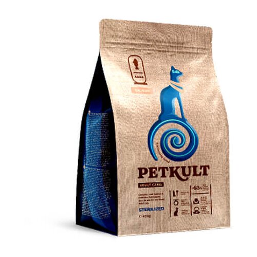 Petkult Cat Adult Care Sterilised - losos 400 g Cene