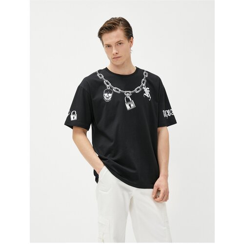 Koton T-Shirt - Black - Loose Slike