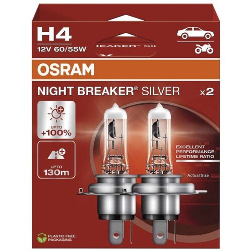  Žarnica OSRAM H4 12V 60/55W 2/1 Slike