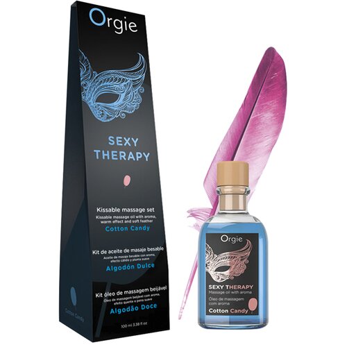 Orgie Komplet za masažu s usnama - Cotton Candy, 100 ml Slike