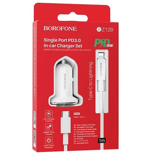 Borofone Auto punjac PD 3.0 Type-C to Lightning BZ12B Cijene