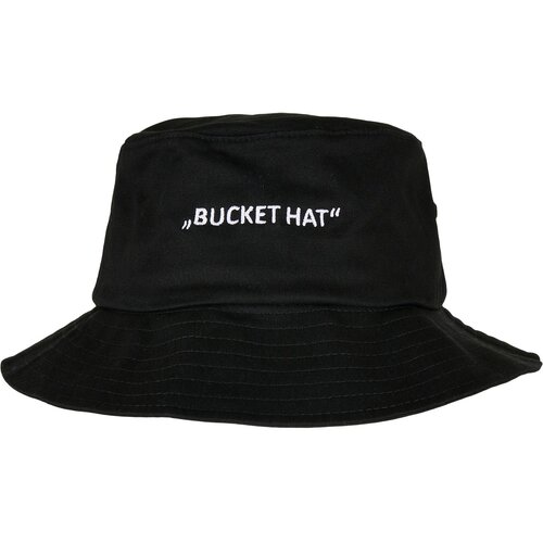 MT Accessoires Lettered Bucket Hat Black Slike