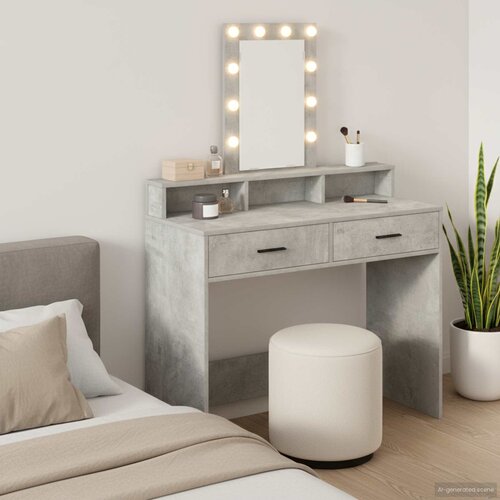  Toaletni stol Siva 100 x 41 x 140 cm Konstruirano drvo Cijene