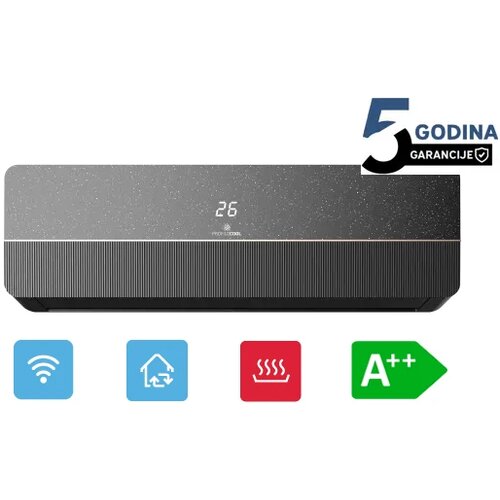 Profilocool Klima uređaj ICSD-18WIH BLACK 18000BTU A++ Inverter Wifi/GSJ/iFeel Cene