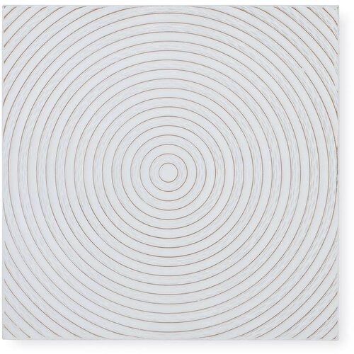 GINER Y COLOMER Ročno izdelano vzglavje iz belega MDF-ja 90x90 cm, (22147673) Cene