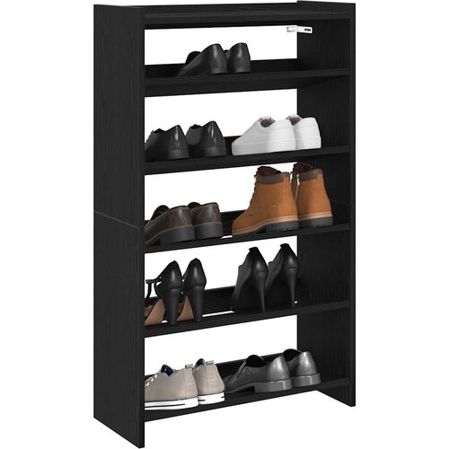 vidaXL Stalak za cipele crni 60x25x100 cm od konstruiranog drva Cijene