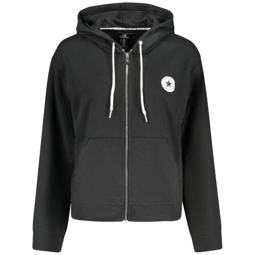 Converse ženska hoodie dukserica na patentni zatvarač crna Cijene
