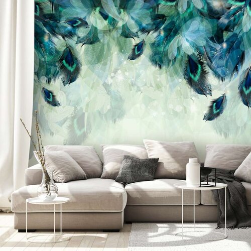  Tapeta - Emerald Feathers 150x105 Cijene