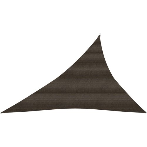 VidaXL Senčno jadro 160 g/m&amp;sup2; rjavo 3x4x5 m HDPE Slike