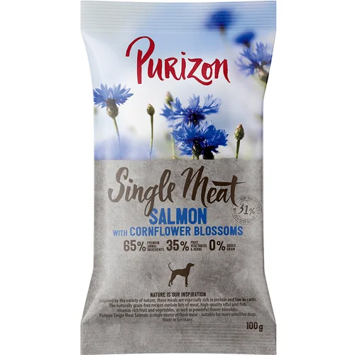 Purizon Poskusna akcija! 100g/300 g/400 g - Single Meat losos 100 g