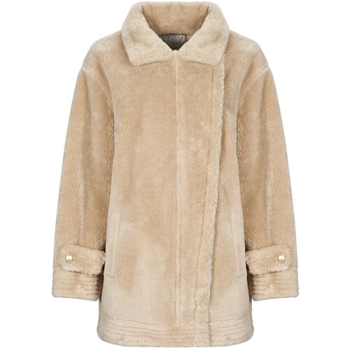 Guess LS ELISABETTA SHEARLING COAT Bež Slike