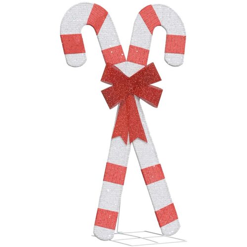 vidaXL Božična dekoracija Candy Cane 50 LEDs Warm White Cene