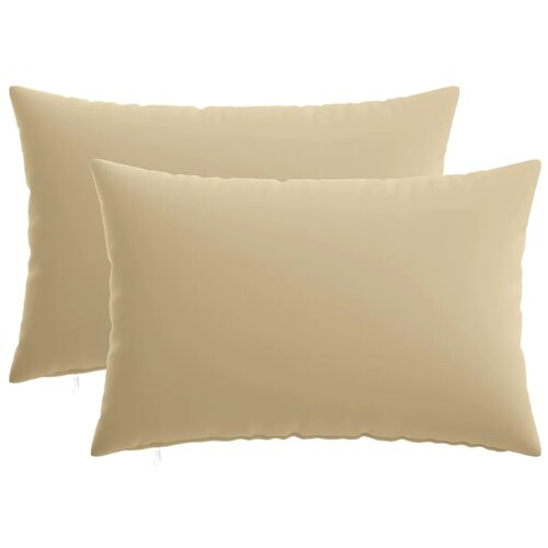  Presvlaka za jastuk 2 pcs HEERLEN Bež 50 x 75 cm Poliester - Bež 50 x 75 cm 2 Slike