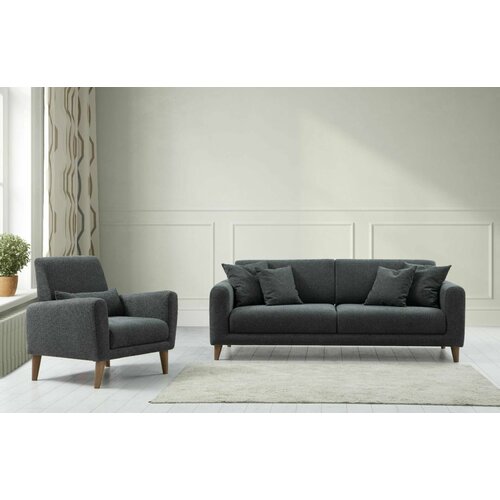 Atelier Del Sofa sare 3+1 - dark grey dark grey sofa set Cene