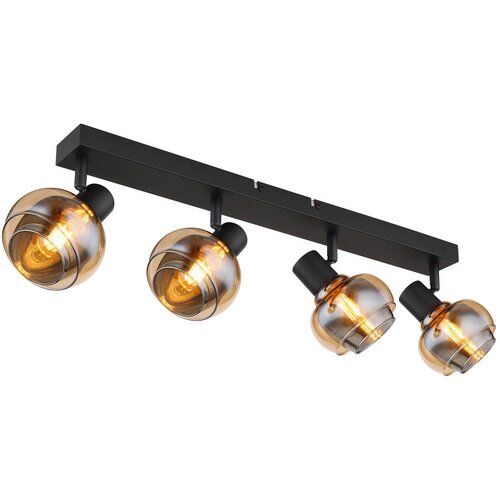 Globo 54309-4B - Stropno spot svetlo TOKKI 4xE14/40W/230V crno Slike