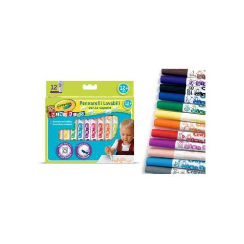 Crayola MARKERI PERIVI 12 KOM Slike