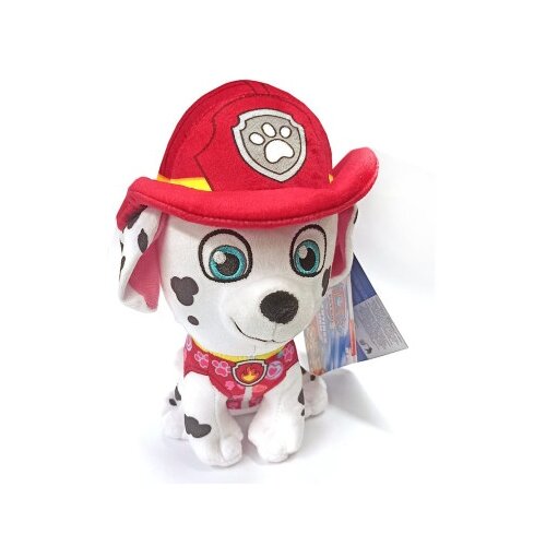 Paw Patrol Patrolne &amp;scaron;ape Marshal pli&amp;scaron;ana figura 18 cm ( 1043366 ) Slike