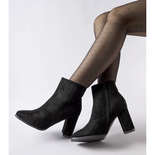 Gemre Black heeled ankle boots Torricelli Cene