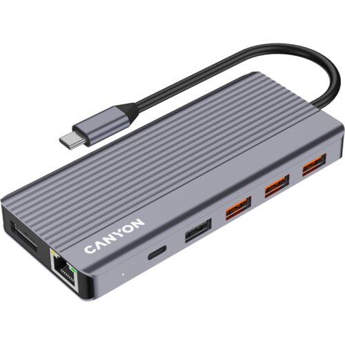 Canyon DS-16 13in1 4K USB-C Hub Sivi Cijene