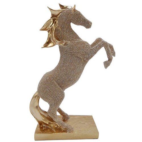 Schafer Sch&auml;fer dekorativna figurica konj zlatna 33 cm Cheval Cijene