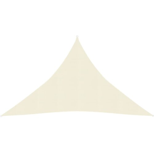 vidaXL Senčno jadro 160 g/m² krem 5x5x6 m HDPE, (20609108) Cene