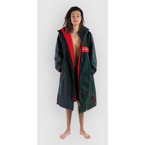 Dryrobe Advance Long Sleeve Surf poncho black red remix Cene