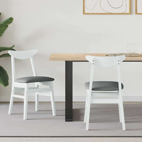  Trpezarijske stolice 2 pcs Bijelo 42 x 47.5 x 81 cm Cene