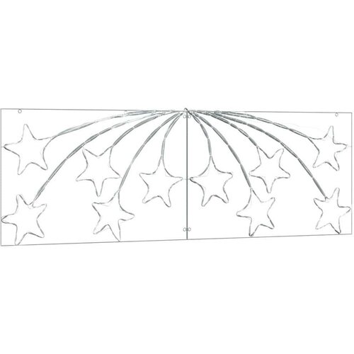VidaXL Božićna zvijezda s 432 LED svjetlima &amp;Scaron;areni 180 x 57 cm PVC Slike