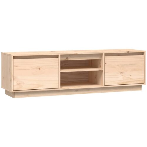 Maison Chic TV omarica - TV stojalo - Televizijska omarica 140x35x40 cm trdna borovina, (21701072) Slike