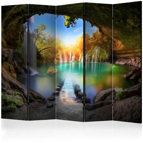  Paravan u 5 dijelova - Turquoise Lake II [Room Dividers] 225x172 Slike