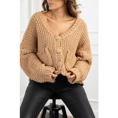 Beloved Abigail chunky pletena jopa camel Cene