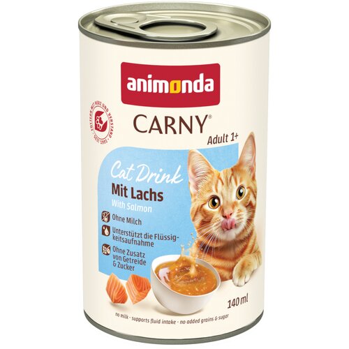 Animonda Carny Cat Drink 24 x 140 ml - Losos Slike