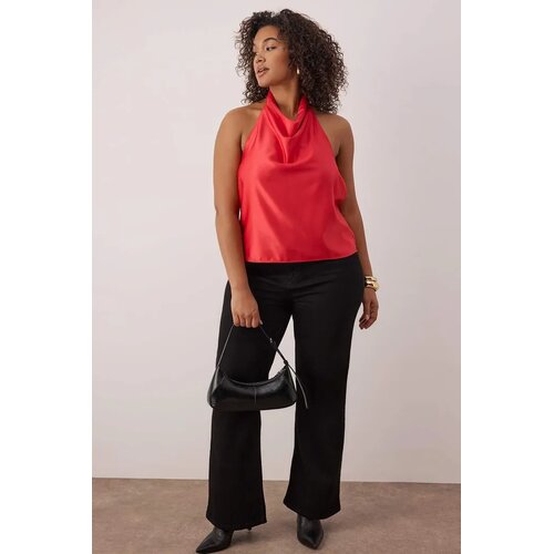Trendyol Ženska bluza Tbbaw26Af00079, Crvena Cene