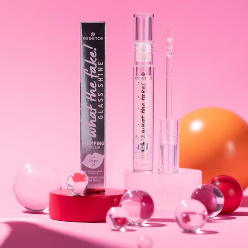 Essence WHAT THE FAKE! transparenten sijaj za ustnice odtenek Oh So Glassy! 4.2 ml Slike