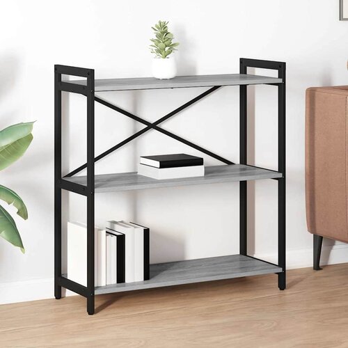  Polica Sivi hrast sonoma 80 x 30 x 85 cm Konstruirano drvo Cene