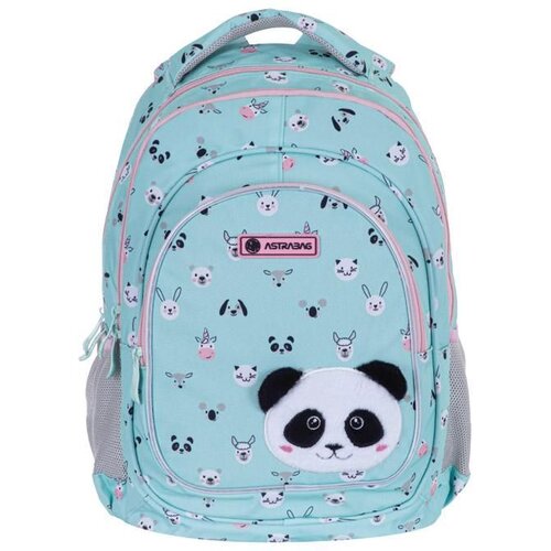 Astrabag ranac đački anatomski 3zipa AB330 teddy panda 502023069 tirkizni Cene
