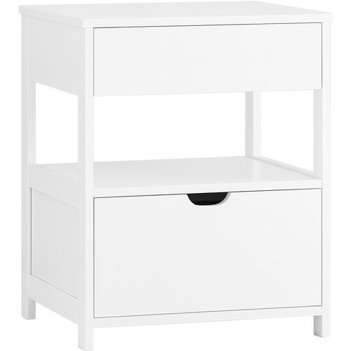 SoBuy Nočna omarica 45x38x56cm FRG258-II-W, (22108653) Slike
