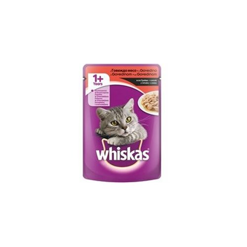 Mars Pet Care whiskas kesica za mačke - govedina u sosu 100gr Slike