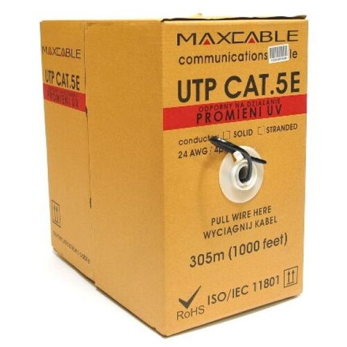 MaxCable UTP Cable - / cat. 5e/ 305m/ outdoor/ CU otporan na UV zračenje Cene