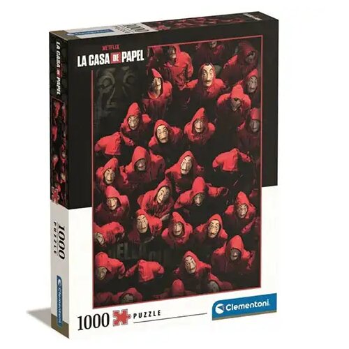 Clementoni Velika pljačka novca: Lopovi ili taoci? Puzzle 1000kom - Cene