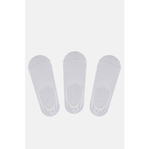 Avva Men's White 3-Piece Ballet Socks Slike