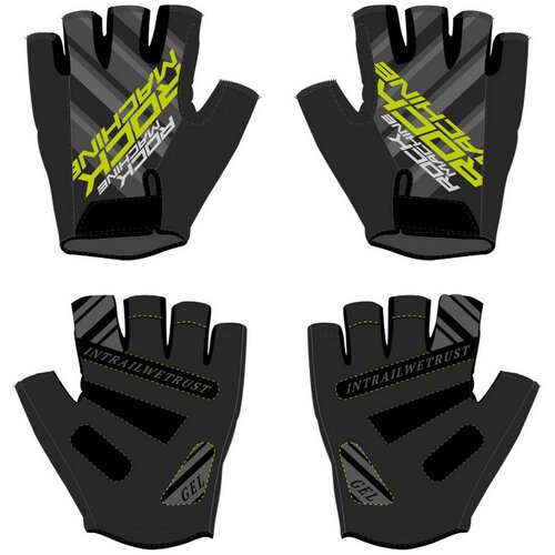 Rock machine RUKAVICE RACE, CRNO ZELENE, L/XL Cene