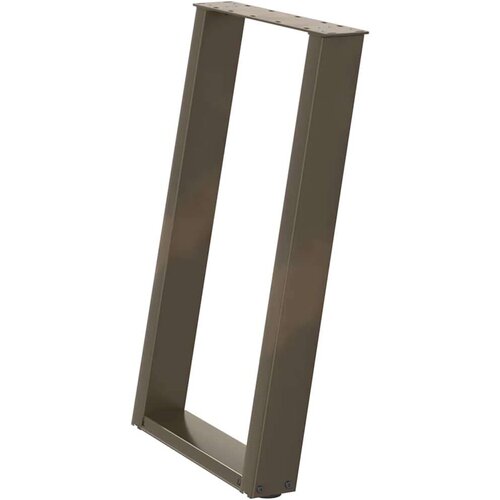 VidaXL Noge za blagovaonski stol U-oblik 2 kom Prirodni čelik 50 x (72-73) cm Čelik - Prirodna 50 x (72-73) cm 1 Slike