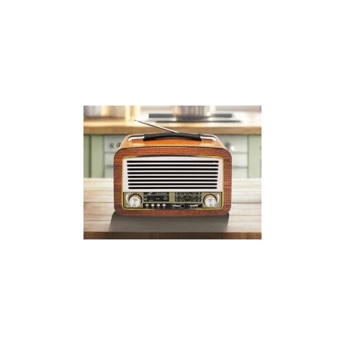 Ltc OLZA 102UBT retro prijenosni radio Bluetooth FM/AM/SW Slike