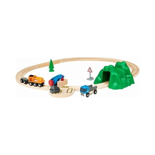 Brio Začetni set - tovorni vlak z žerjavom Cene