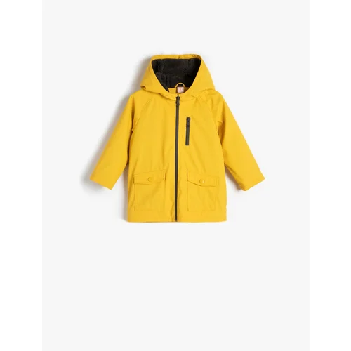 Koton Baby Boy Mustard Coat