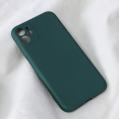  Maska za telefon Teracell Soft Velvet za iPhone 11 6.1 tamno zelena Cene