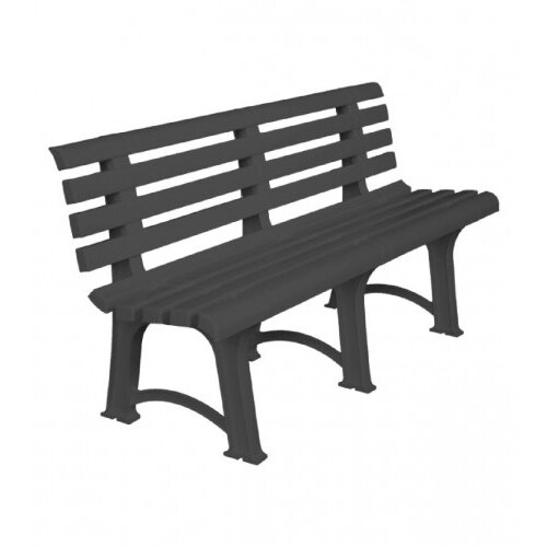 ARETA Klupa ATENA 150x73x51cm PVC siva Slike