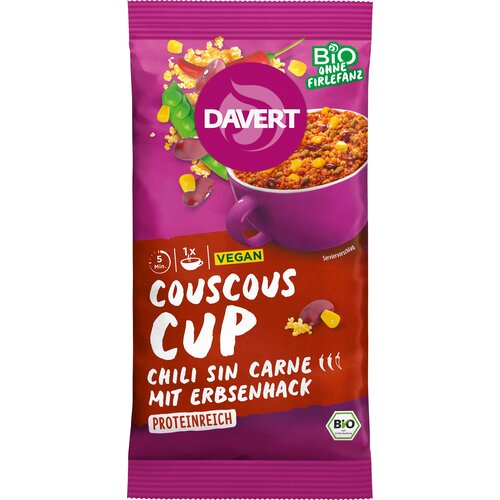 Davert Bio Couscous-Cup Chili sin Carne - 58 g Cijene